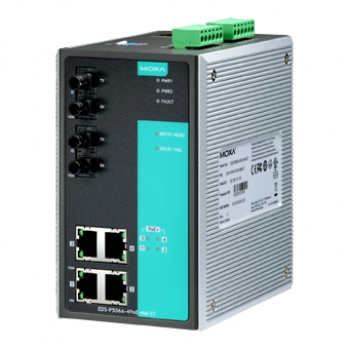 Коммутатор EDS-P506A-4PoE-MM-ST-T